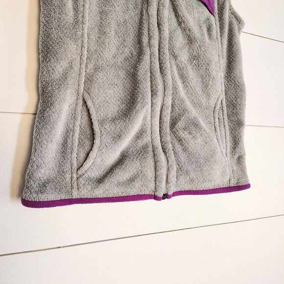 Patagonia Re-Tool Fleece Vest Women’s XS Gray Purple Full Zip Gorpcore Outdoors - Picture 4 of 9